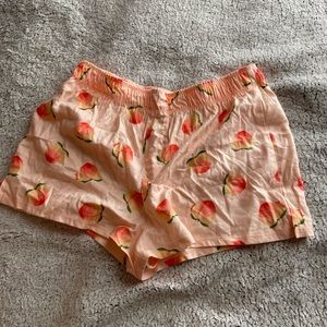 peach sleep boxer shorts